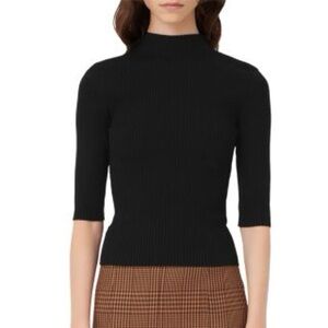 🖤 NWT Maje Manu Button Back Knit Top